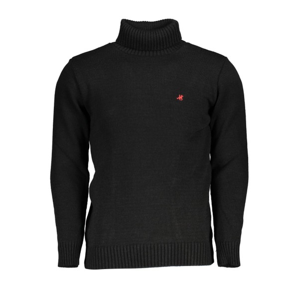 U.S. GRAND POLO USTR951_NENERO Black Ανδρικό Πλεκτό Ζιβάγκο