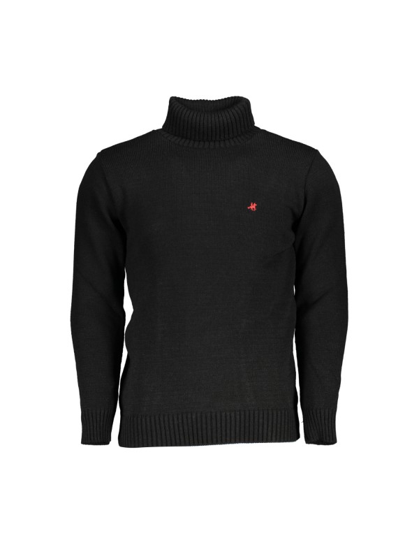 U.S. GRAND POLO USTR951_NENERO Black Ανδρικό Πλεκτό Ζιβάγκο