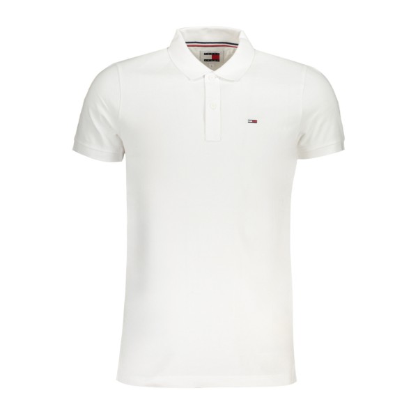 TOMMY HILFIGER Ανδρική κοντομανικι μπλούζα DM0DM18312_BIYBR Λευκό