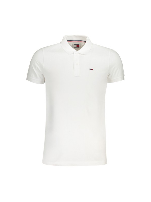 TOMMY HILFIGER Ανδρική κοντομανικι μπλούζα DM0DM18312_BIYBR Λευκό