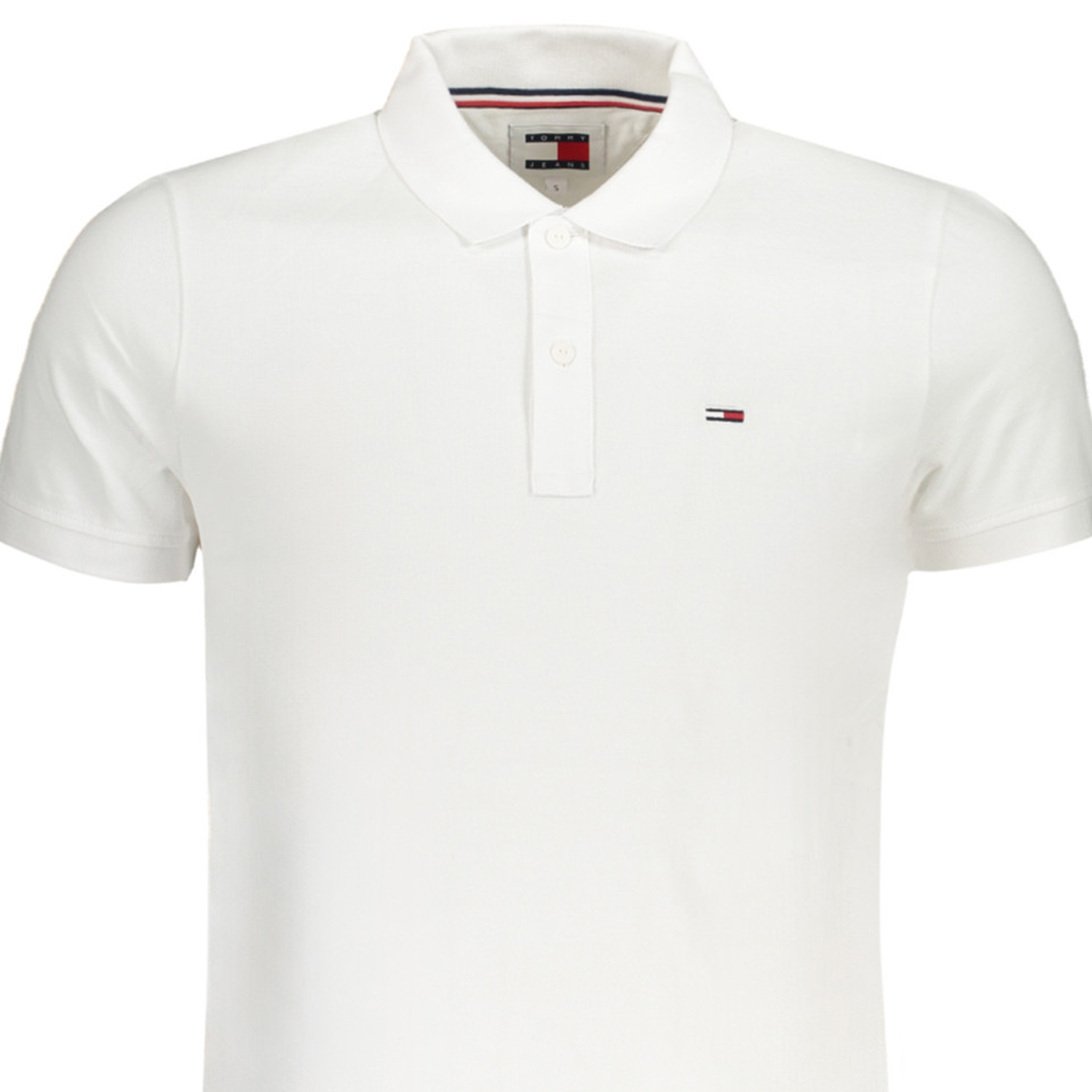 TOMMY HILFIGER Ανδρική κοντομανικι μπλούζα DM0DM18312_BIYBR Λευκό