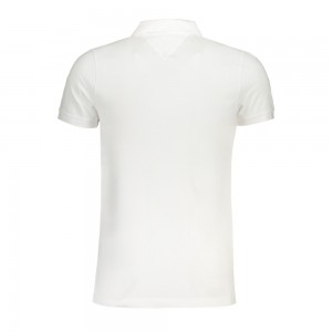 TOMMY HILFIGER Ανδρική κοντομανικι μπλούζα DM0DM18312_BIYBR Λευκό