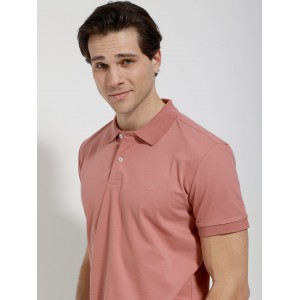Life Style Butiken Ανδρική Κοντομάνικη Μπλούζα Polo LS1207070 Dusty Pink