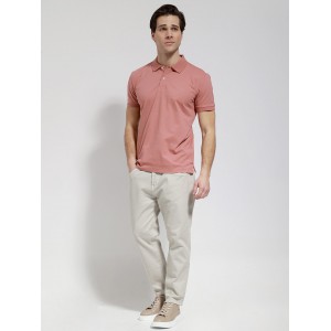 Life Style Butiken Ανδρική Κοντομάνικη Μπλούζα Polo LS1207070 Dusty Pink