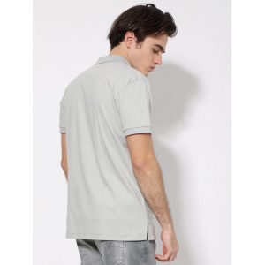 Life Style Butiken Ανδρική Κοντομάνικη Μπλούζα Polo LS1207070 Γκρι