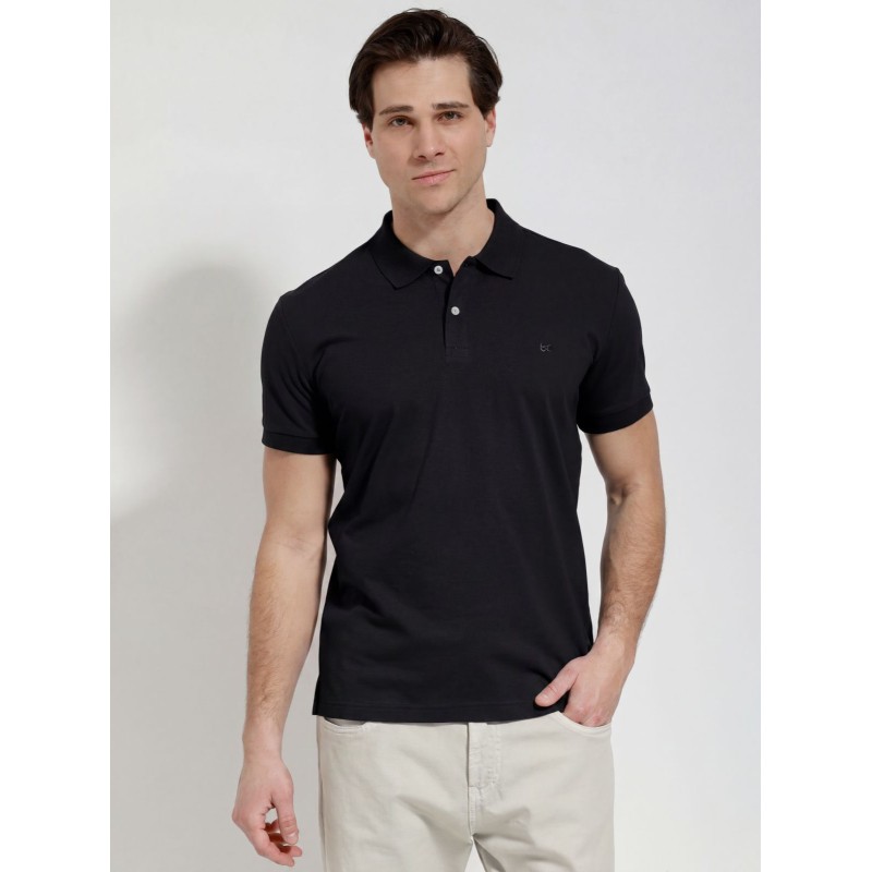 Life Style Butiken Ανδρική Κοντομάνικη Μπλούζα Polo LS1207070 Black Ανδρικά