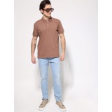 Life Style Butiken Ανδρική Κοντομάνικη Μπλούζα Polo LS1207070 Καφέ 4