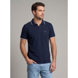 Life Style Butiken Ανδρική κοντομάνικη μπλούζα με γιακά Polo χωρίς κουμπιά LS12631080 Navy 1