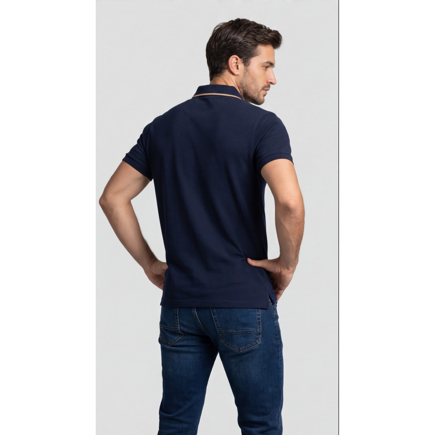 Life Style Butiken Ανδρική Κοντομάνικη Μπλούζα Polo LS12631082 Navy