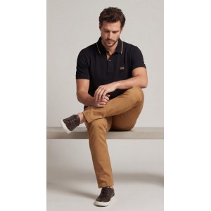 Life Style Butiken Ανδρική Κοντομάνικη Μπλούζα Polo LS12631082 Black