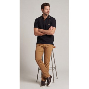 Life Style Butiken Ανδρική Κοντομάνικη Μπλούζα Polo LS12631082 Black