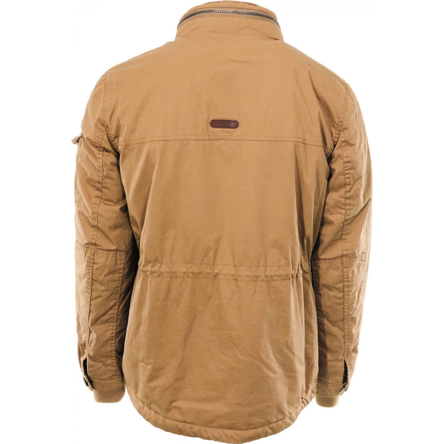 Ανδρικο μπουφάν Jacket βαμβακερό με ενσωματωμένη κουκούλα BASEHIT M1491 CT SAND