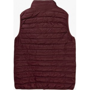 Basehit 202.BM10.141 Αμάνικο Ανδρικό Μπουφάν Puffer για Άνοιξη Bordeaux