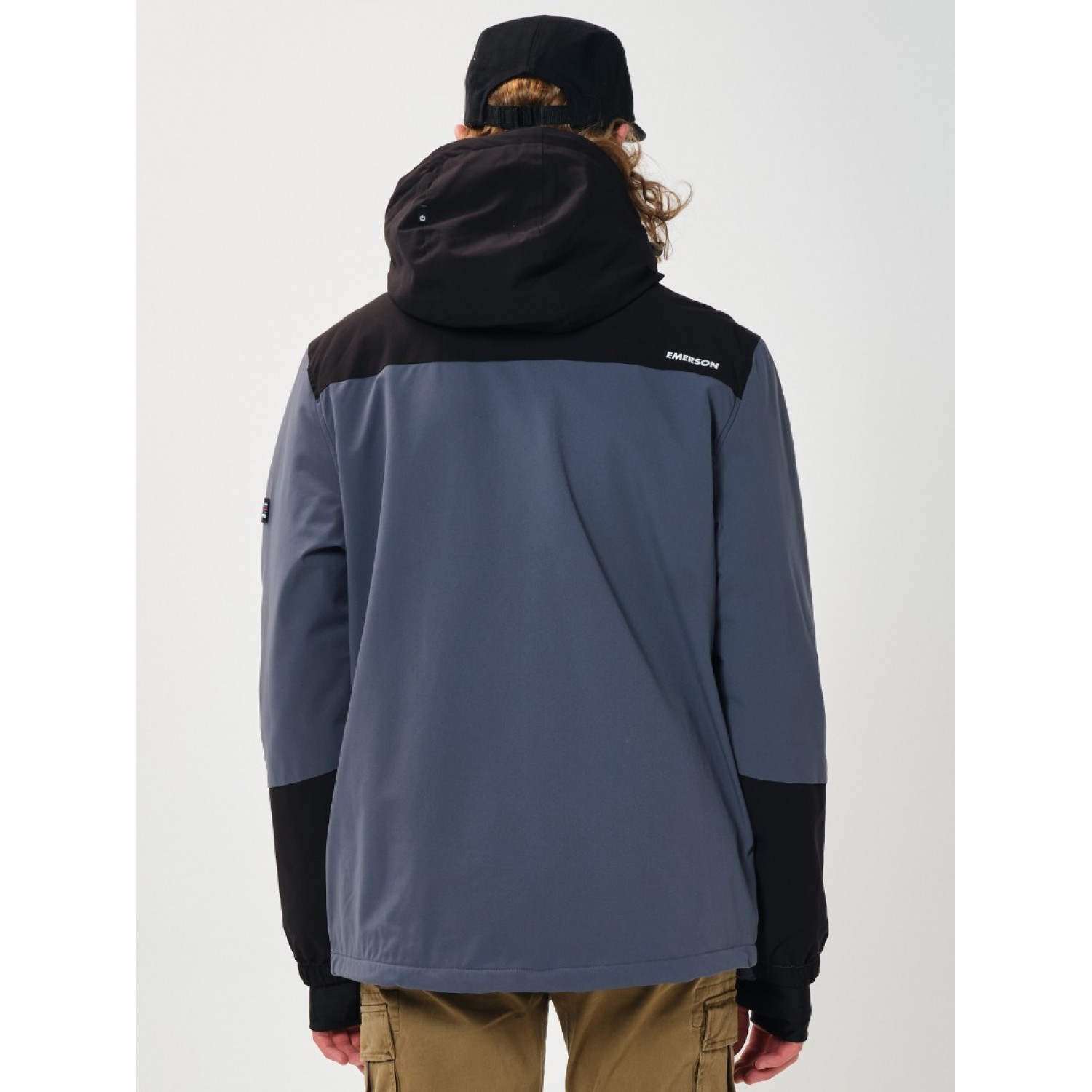 Emerson 202.EM10.76 Ανδρικό Μπουφάν για Χειμώνα Grey / Black