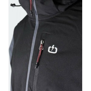 Emerson 202.EM10.76 Ανδρικό Μπουφάν για Χειμώνα Grey / Black