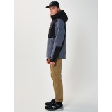 Emerson 202.EM10.76 Ανδρικό Μπουφάν για Χειμώνα Grey / Black 2