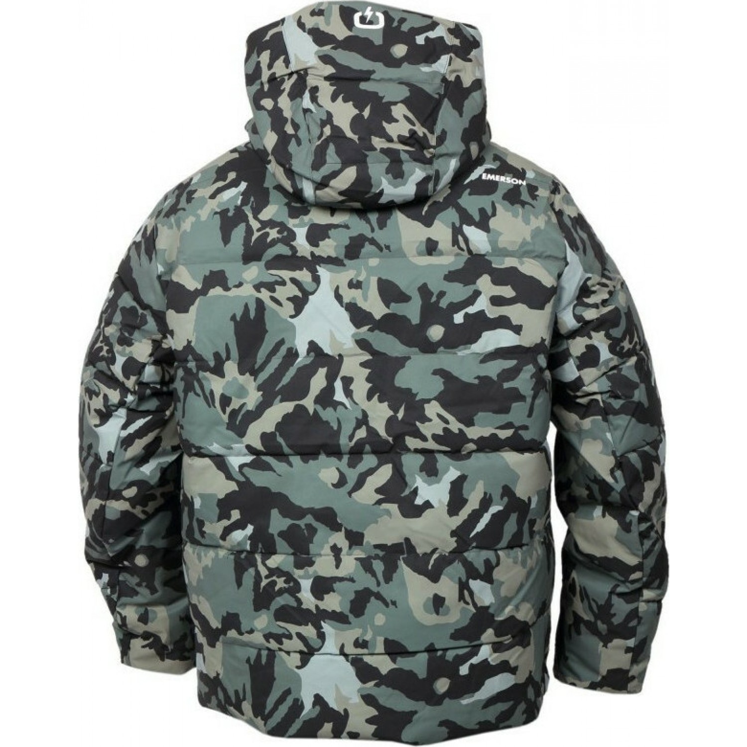 Emerson 202.EM10.15 Ανδρικό Μπουφάν Puffer Αδιάβροχο για Χειμώνα Olive Camo