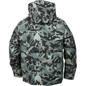 Emerson 202.EM10.15 Ανδρικό Μπουφάν Puffer Αδιάβροχο για Χειμώνα Olive Camo