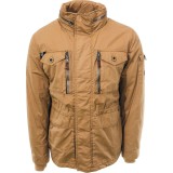 Ανδρικο μπουφάν Jacket βαμβακερό με ενσωματωμένη κουκούλα BASEHIT M1491 CT SAND 1
