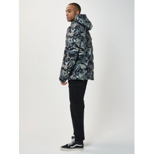 Emerson 202.EM10.15 Ανδρικό Μπουφάν Puffer Αδιάβροχο για Χειμώνα Olive Camo