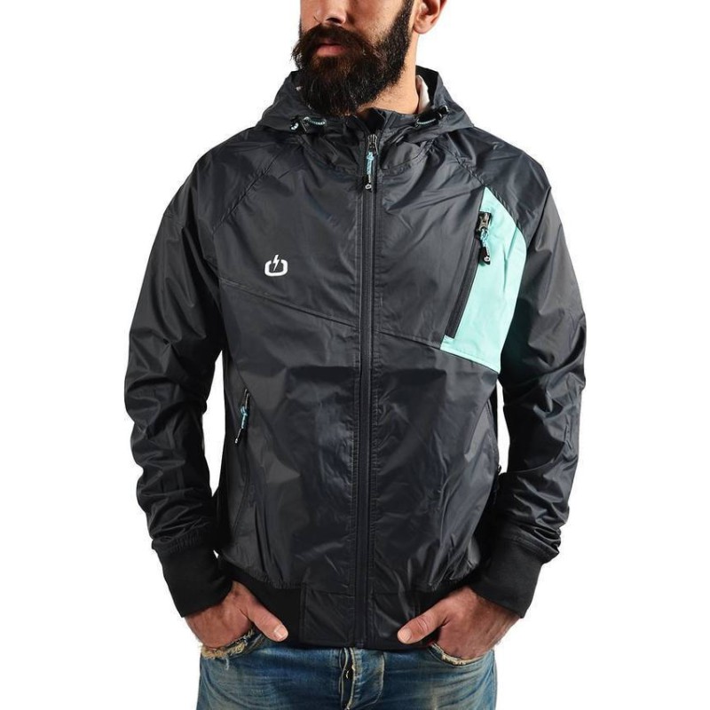 Emerson SMR1624 Ανδρικό Μπουφάν Bomber Αδιάβροχο για Άνοιξη Μαύρο Ανδρικά