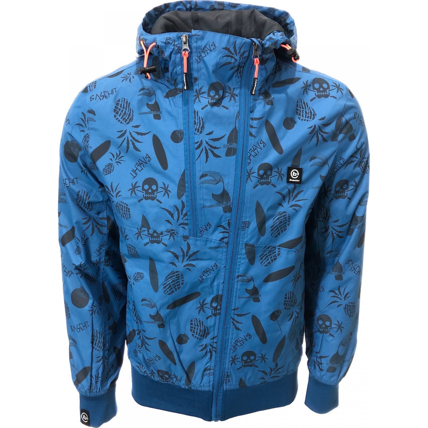 Basehit SM1626-PR76 Ανδρικό Μπουφάν Αδιάβροχο για Άνοιξη Μπλε