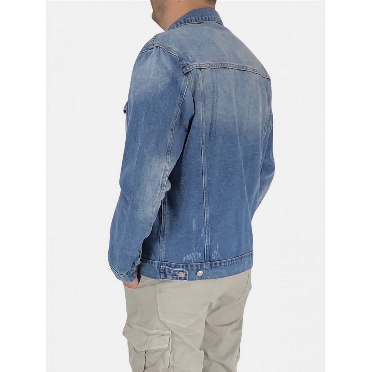 Ανδρικό Jean Jacket Enos RJ-967 Light Blue
