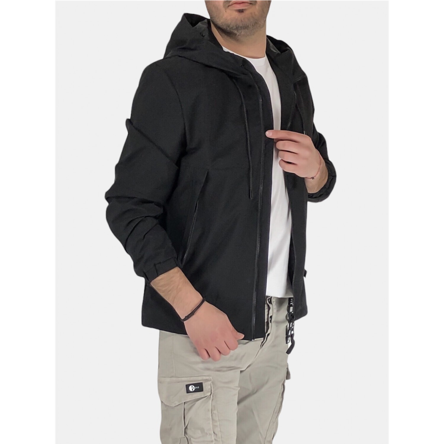 Ανδρικό λεπτό μπουφάν Mythic GA-7206-1 Black