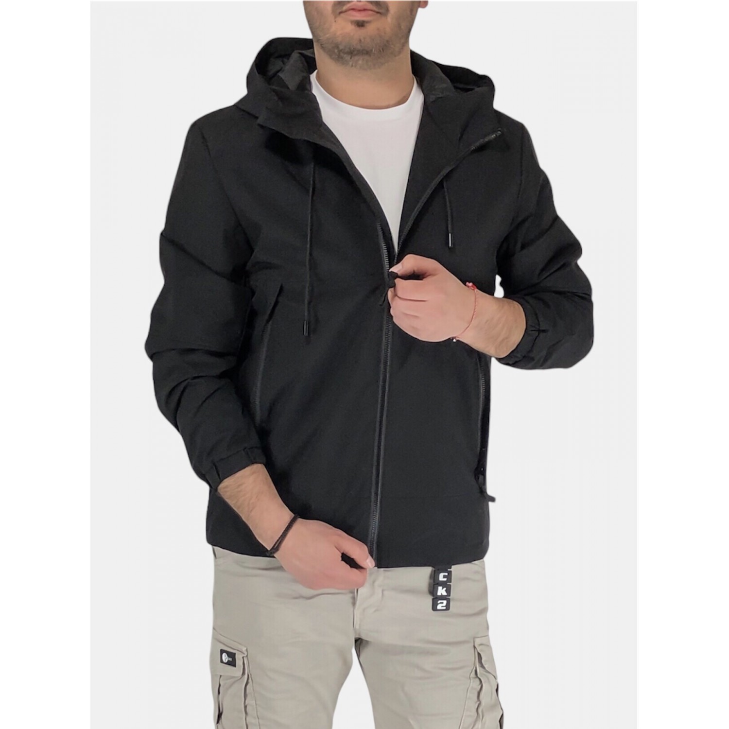 Ανδρικό λεπτό μπουφάν Mythic GA-7206-1 Black