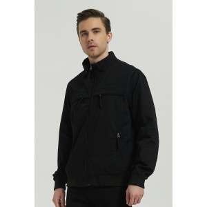 Life Style Butiken Ανδρικό λεπτό μπουφάν LS15168 Μαύρο