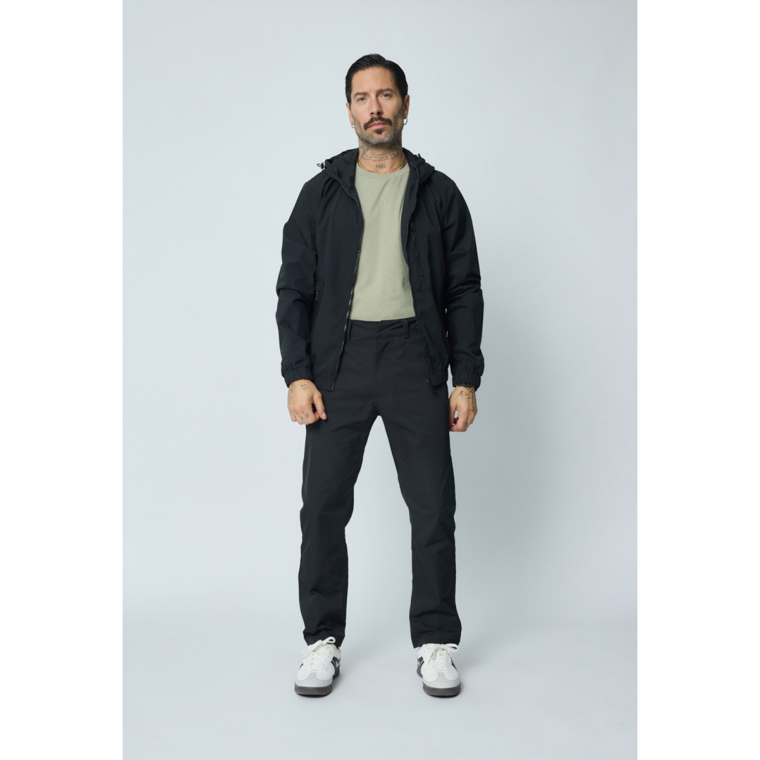 Life Style Butiken Ανδρικό ελαφρύ αντιανεμικό μπουφανάκι LS1202 Black