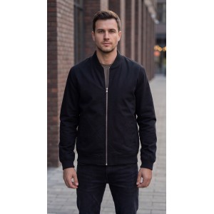 Life Style Butiken Ανδρικό λεπτό μπουφάν LS12648201 Black