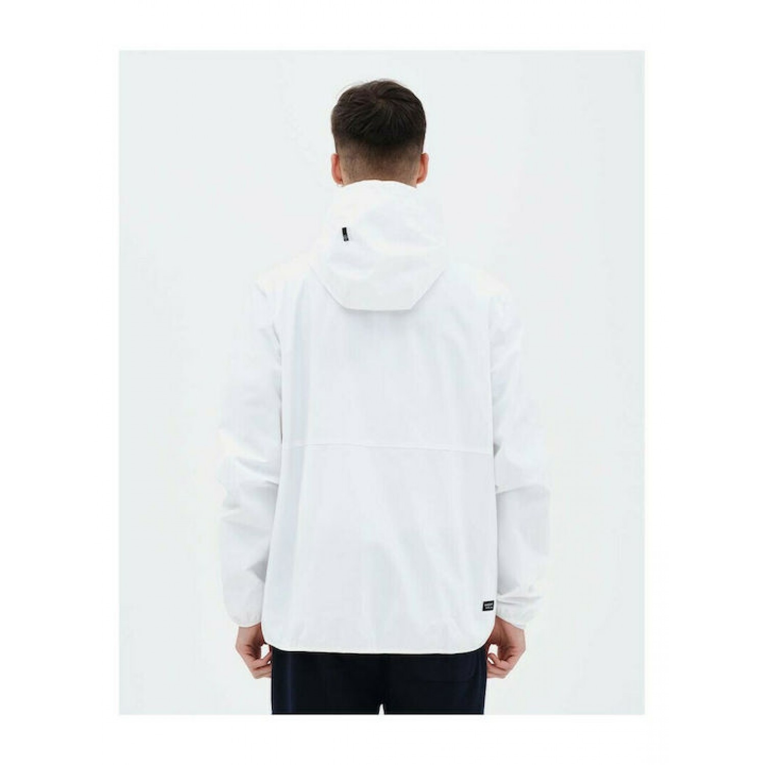 BASEHIT Ανδρικό Λεπτό Μπουφάν Με Κουκούλα 221.BM10.61 White