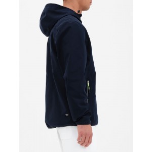 BASEHIT Ανδρικό Λεπτό Μπουφάν Με Κουκούλα 221.BM10.61 Navy