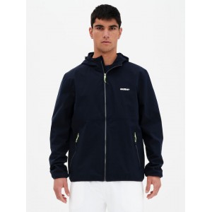 BASEHIT Ανδρικό Λεπτό Μπουφάν Με Κουκούλα 221.BM10.61 Navy