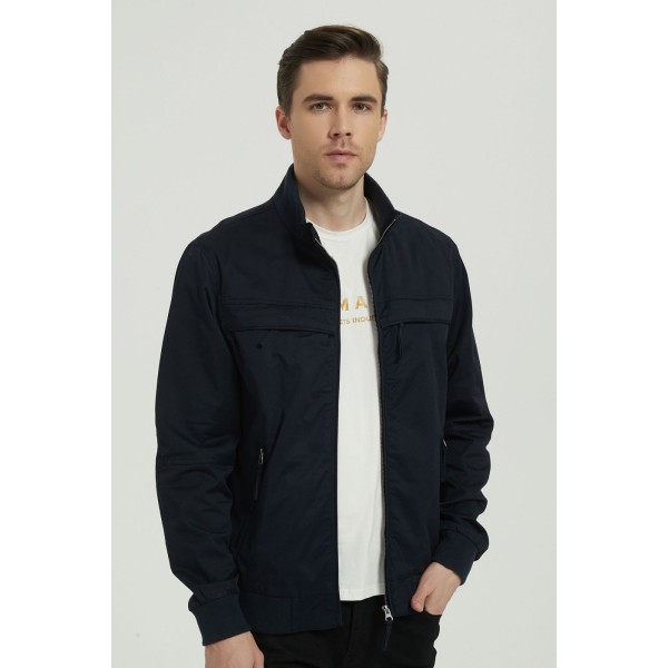 Life Style Butiken Ανδρικό λεπτό μπουφάν LS15168 Navy Blue