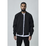 Life Style Butiken Ανδρικό ελαφρύ Bomber μπουφανάκι oversized LS11730 Black 1
