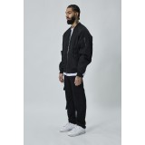 Life Style Butiken Ανδρικό ελαφρύ Bomber μπουφανάκι oversized LS11730 Black 3