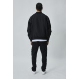 Life Style Butiken Ανδρικό ελαφρύ Bomber μπουφανάκι oversized LS11730 Black 4