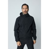 Life Style Butiken Ανδρικό ελαφρύ αντιανεμικό μπουφανάκι LS1202 Black 1