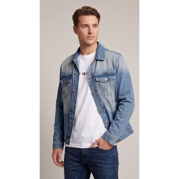 Ανδρικό Jean Jacket Enos RJ-967 Light Blue