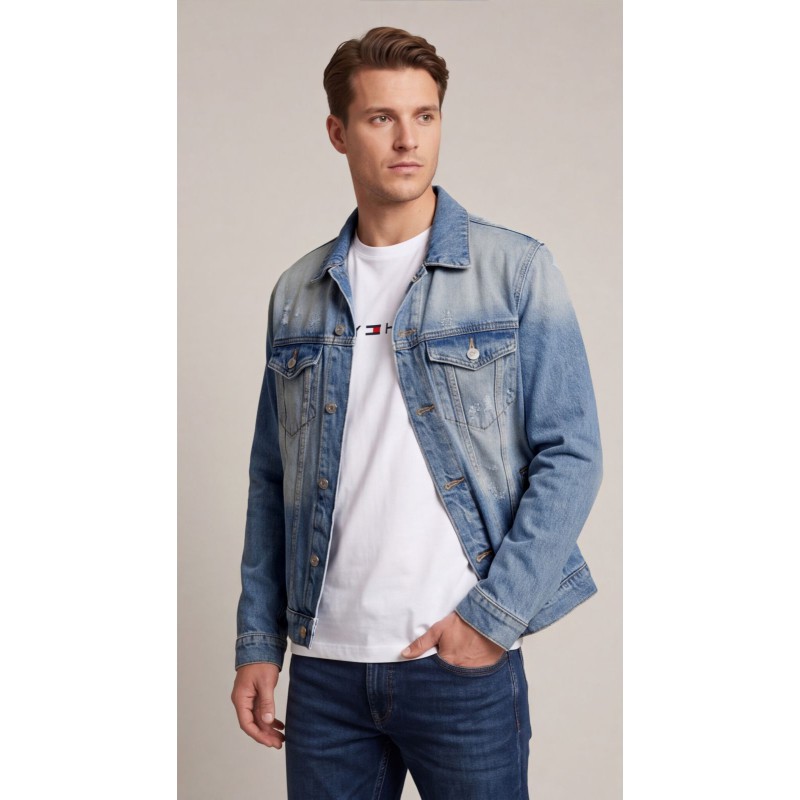 Ανδρικό Jean Jacket Enos RJ-967 Light Blue Ανδρικά