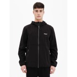 BASEHIT Ανδρικό Λεπτό Μπουφάν Με Κουκούλα 221.BM10.61 Black 1