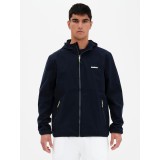 BASEHIT Ανδρικό Λεπτό Μπουφάν Με Κουκούλα 221.BM10.61 Navy 1