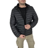 Life Style Butiken Ανδρικό μπουφάν για άνοιξη LS1836 Μαύρο 1