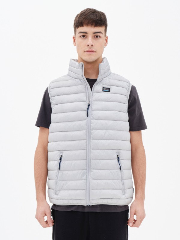 Emerson 221.EM10.140 Γκρι ΑΝΔΡΙΚΟ ΑΜΑΝΙΚΟ ΜΠΟΥΦΑΝ PUFFER