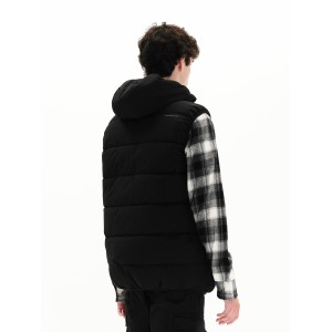 EMERSON ΑΝΔΡΙΚΟ ΑΜΑΝΙΚΟ ΜΠΟΥΦΑΝ PUFFER ΜΕ ΚΟΥΚΟΥΛΑ 222.EM10.149 Black