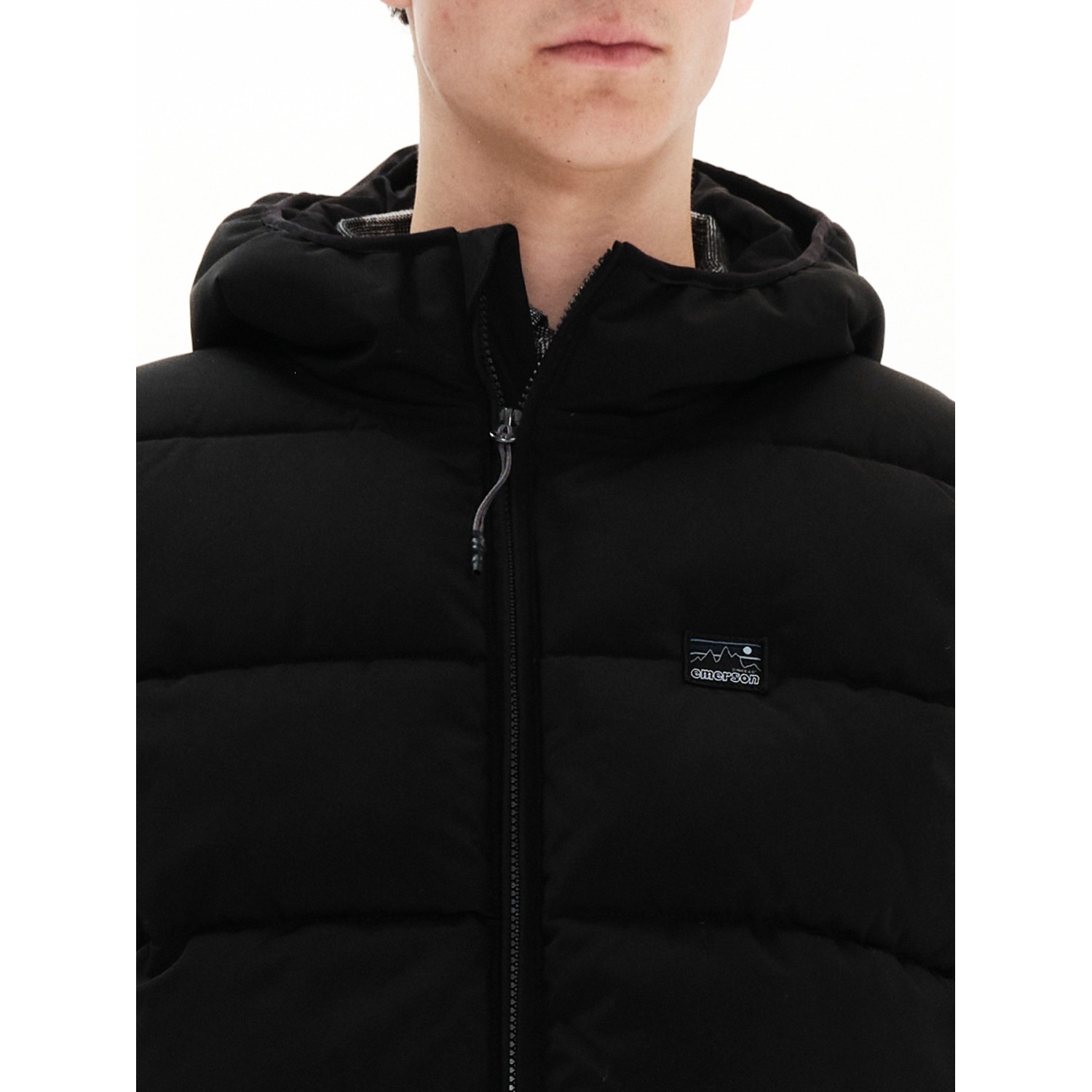 EMERSON ΑΝΔΡΙΚΟ ΑΜΑΝΙΚΟ ΜΠΟΥΦΑΝ PUFFER ΜΕ ΚΟΥΚΟΥΛΑ 222.EM10.149 Black