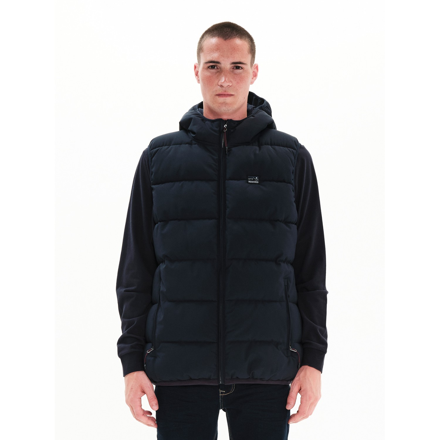 EMERSON ΑΝΔΡΙΚΟ ΑΜΑΝΙΚΟ ΜΠΟΥΦΑΝ PUFFER ΜΕ ΚΟΥΚΟΥΛΑ 222.EM10.149 NAVY BLUE