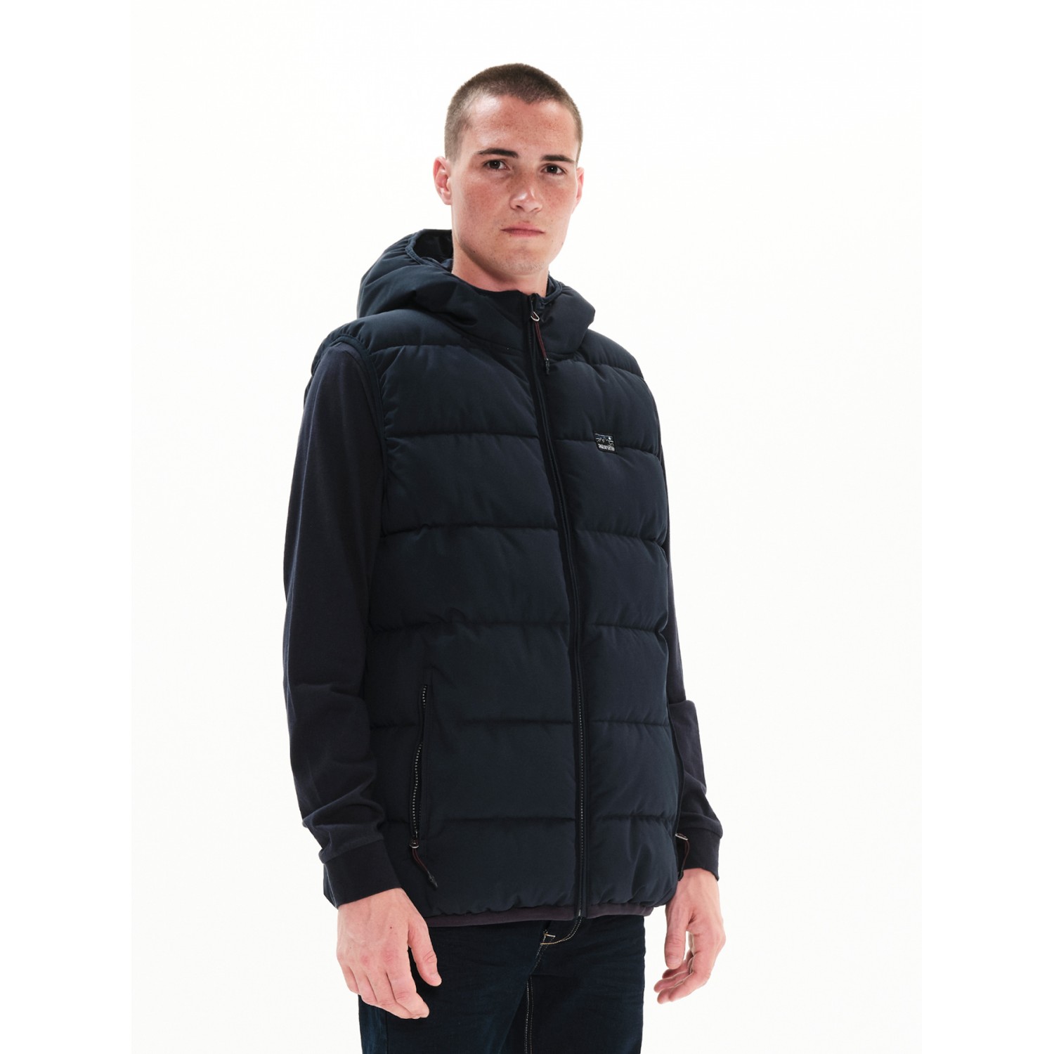 EMERSON ΑΝΔΡΙΚΟ ΑΜΑΝΙΚΟ ΜΠΟΥΦΑΝ PUFFER ΜΕ ΚΟΥΚΟΥΛΑ 222.EM10.149 NAVY BLUE